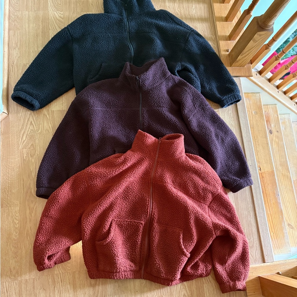 Old Navy Fleece Zip Up Jackets